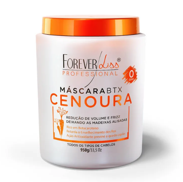 Btx de Cenoura Sem Formol 950g Forever Liss